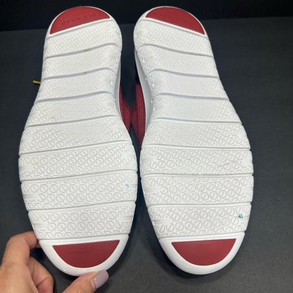 Cole Haan Men's Red Sneakers size 11 pre owned Exellent condition. - Picture 6 of 6